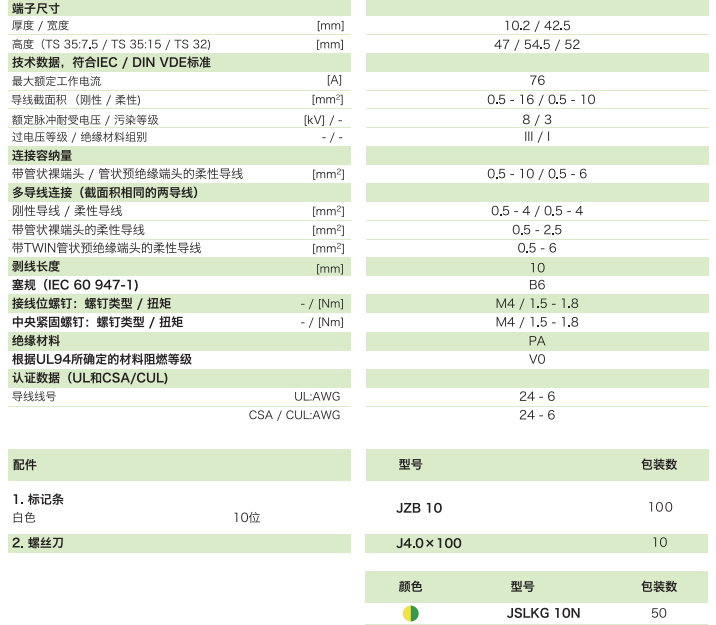 通用型接地端子JSLKG 10N(圖1)