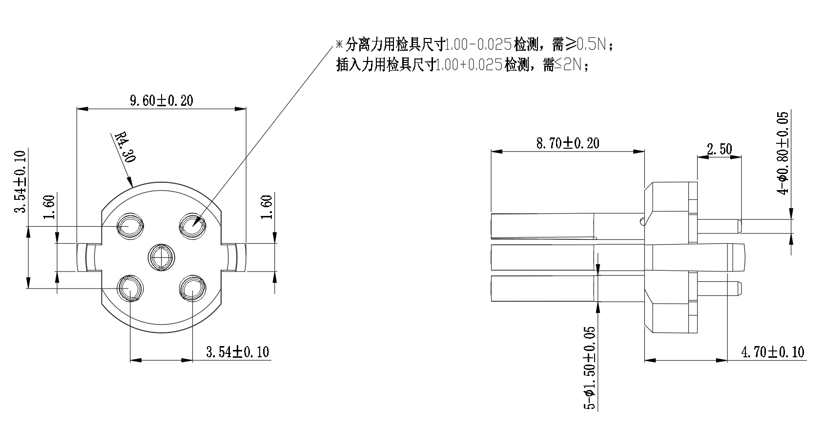 圓形航插SD-M12-5M(圖1)